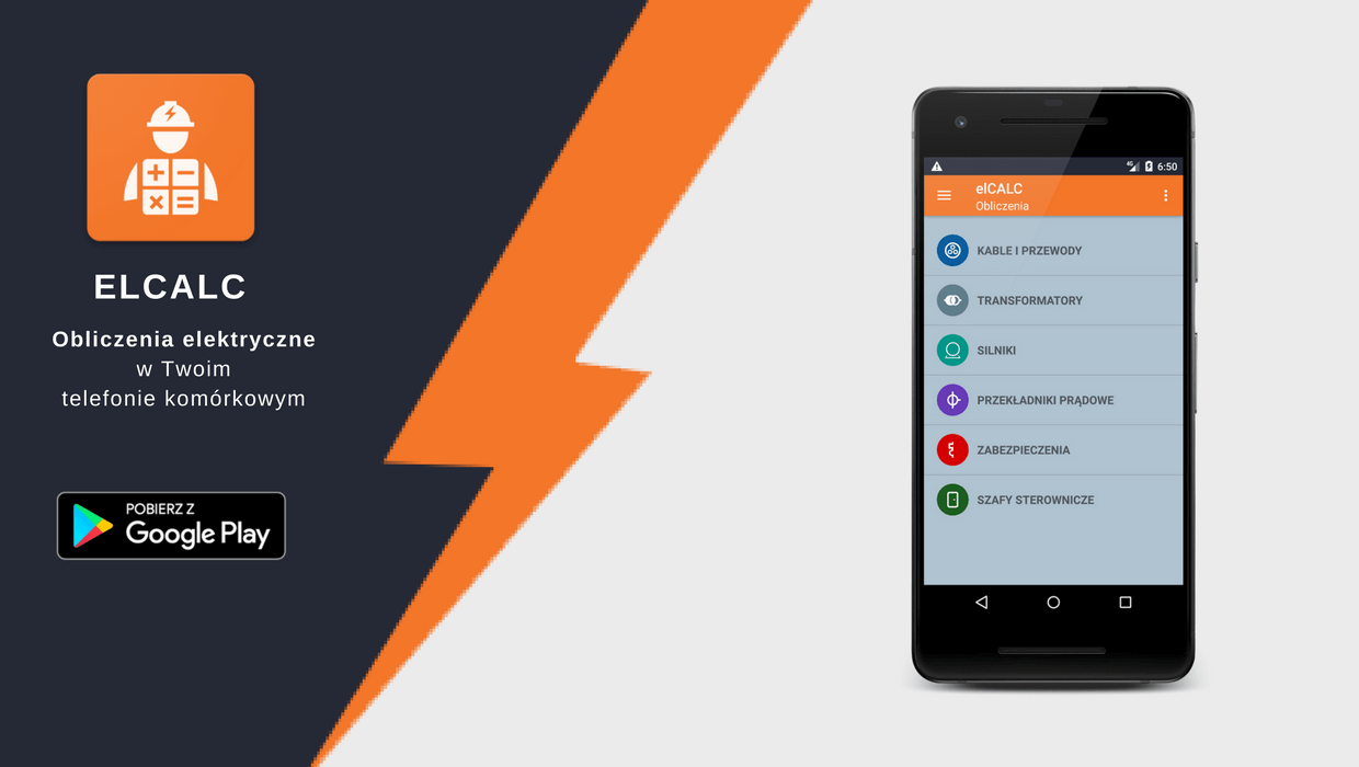 elCALC - obliczenia elektryczne na urządzenia mobilne